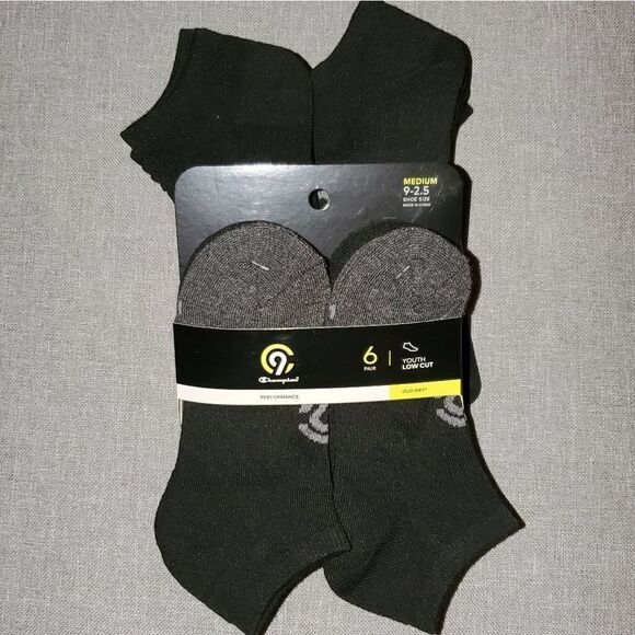 (2) packs of 6 c9 champion low cut youth socks - Picture 2 of 6